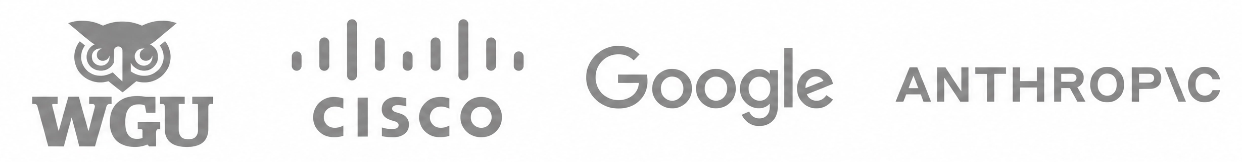 WGU, Cisco, Google, Anthropic